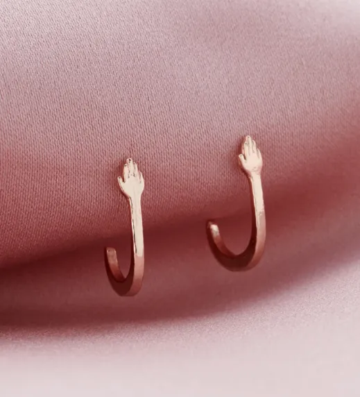 Share a Hug Huggie Earrings